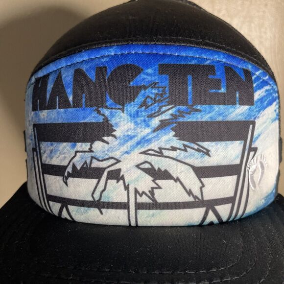 Hang Ten Surfer Trucker Mesh Foam Snapback Adjustable Baseball Cap/Hat NWT - Picture 3 of 8